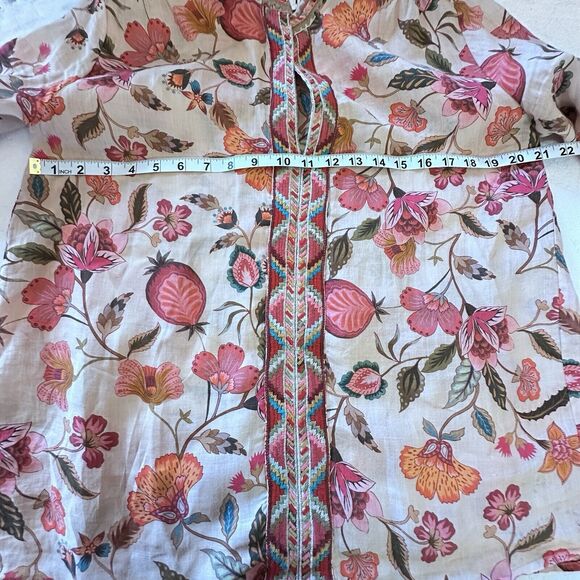 Johnny Was Workshop Pink Paris‎ Effortless Blouse, Size S - read description - Picture 7 of 11